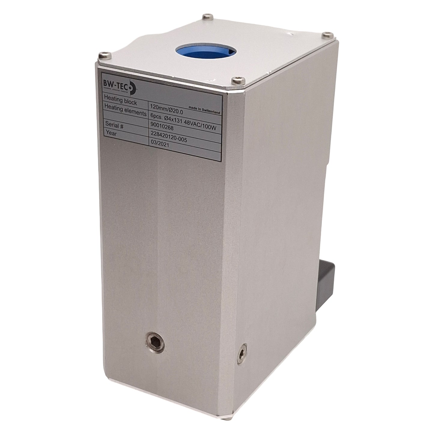 New – Open box BW-TEC 228420120 Vertical Heating Block For 1555 Ballon Machine, ø20mm x 120mm