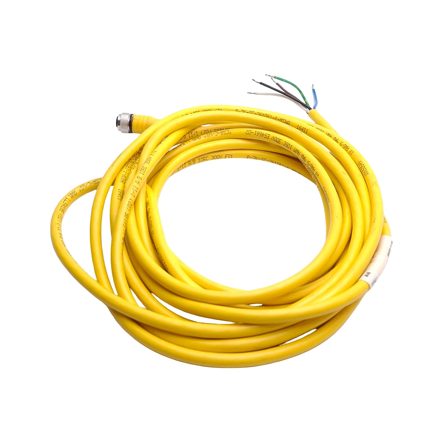 New – Open box Turck RKC 4.5T-5/CS10288 U-26024 Single End Cordset, 5m Length, M12 5-Pin Female