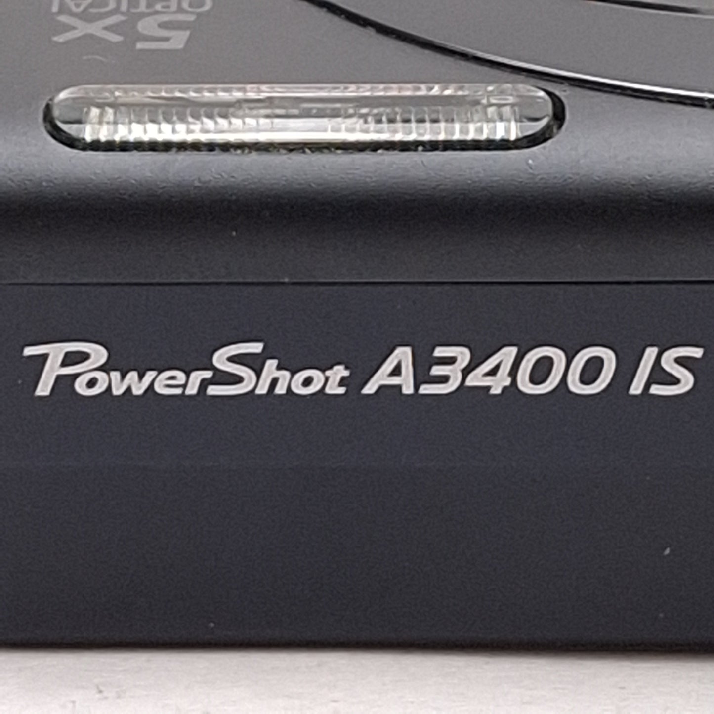 Used Canon PowerShot A3400 IS Digital Camera w/ Charger, 16MP, 5x Zoom, 16GB SD Card
