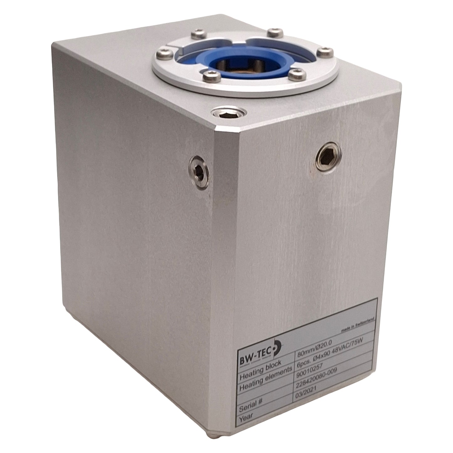 New BW-TEC 228420080 Vertical Heating Block For 1555 Ballon Machine, ø20mm x 80mm