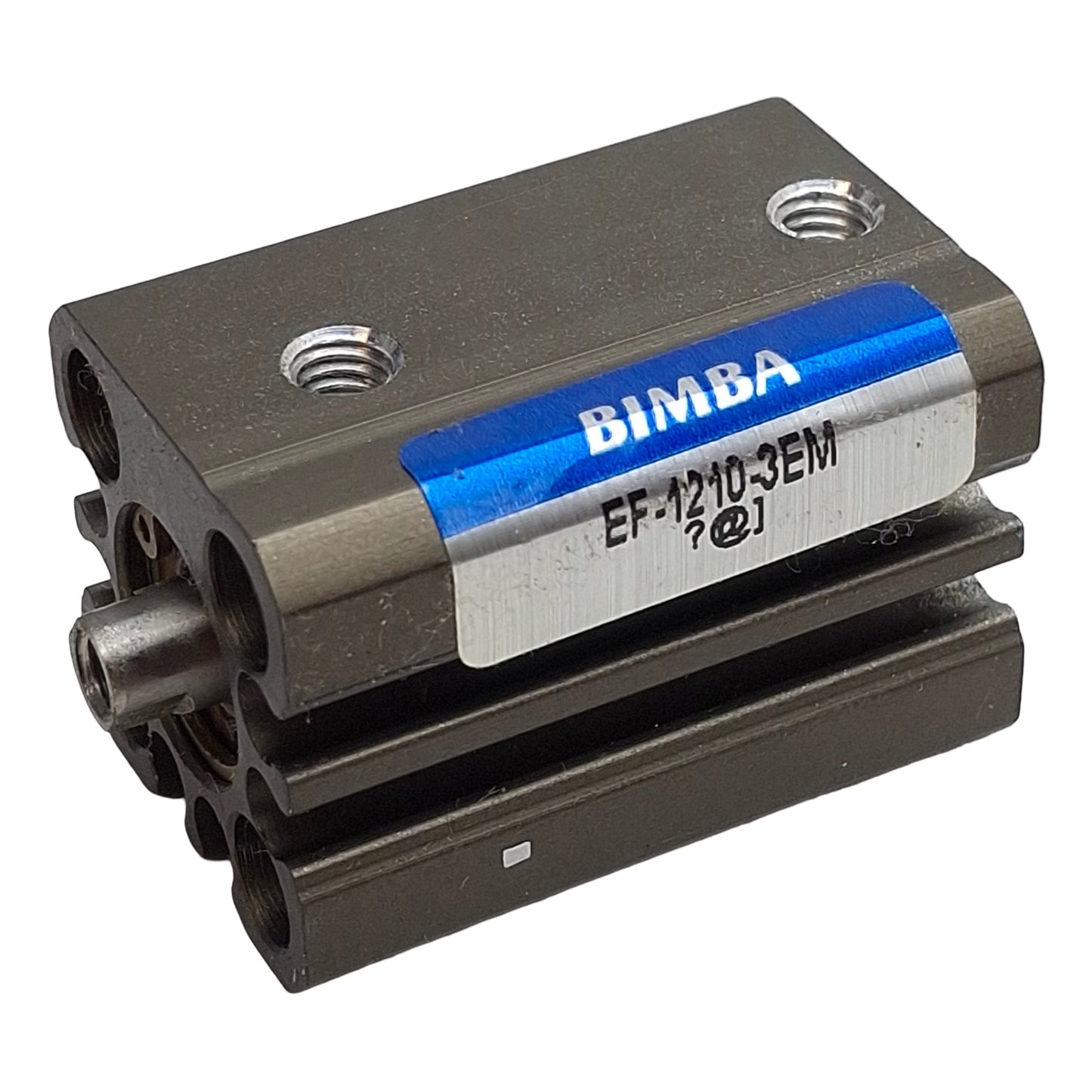 Used Bimba EF-1210-3EM Compact Cylinder, ø12mm Bore, 10mm Stroke, #10-32, 140psi