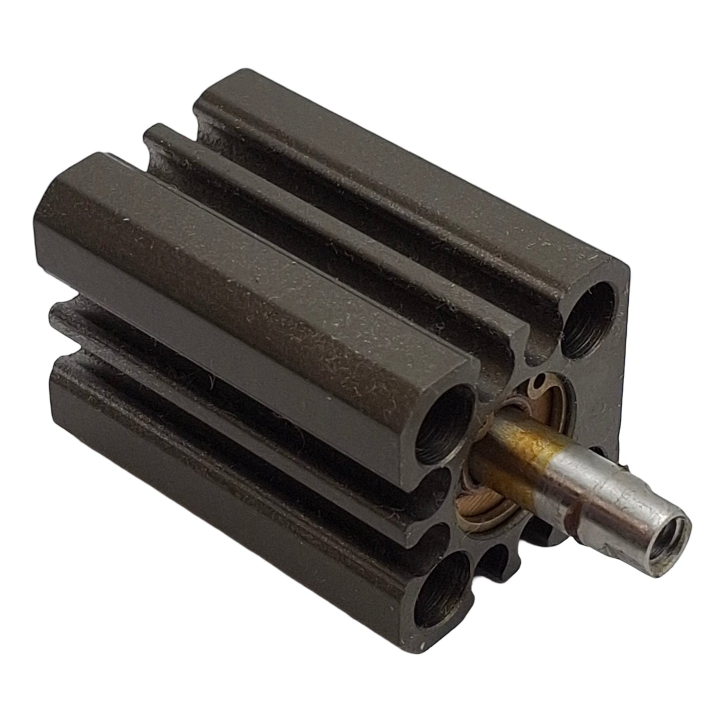 Used Bimba EF-1210-3EM Compact Cylinder, ø12mm Bore, 10mm Stroke, #10-32, 140psi