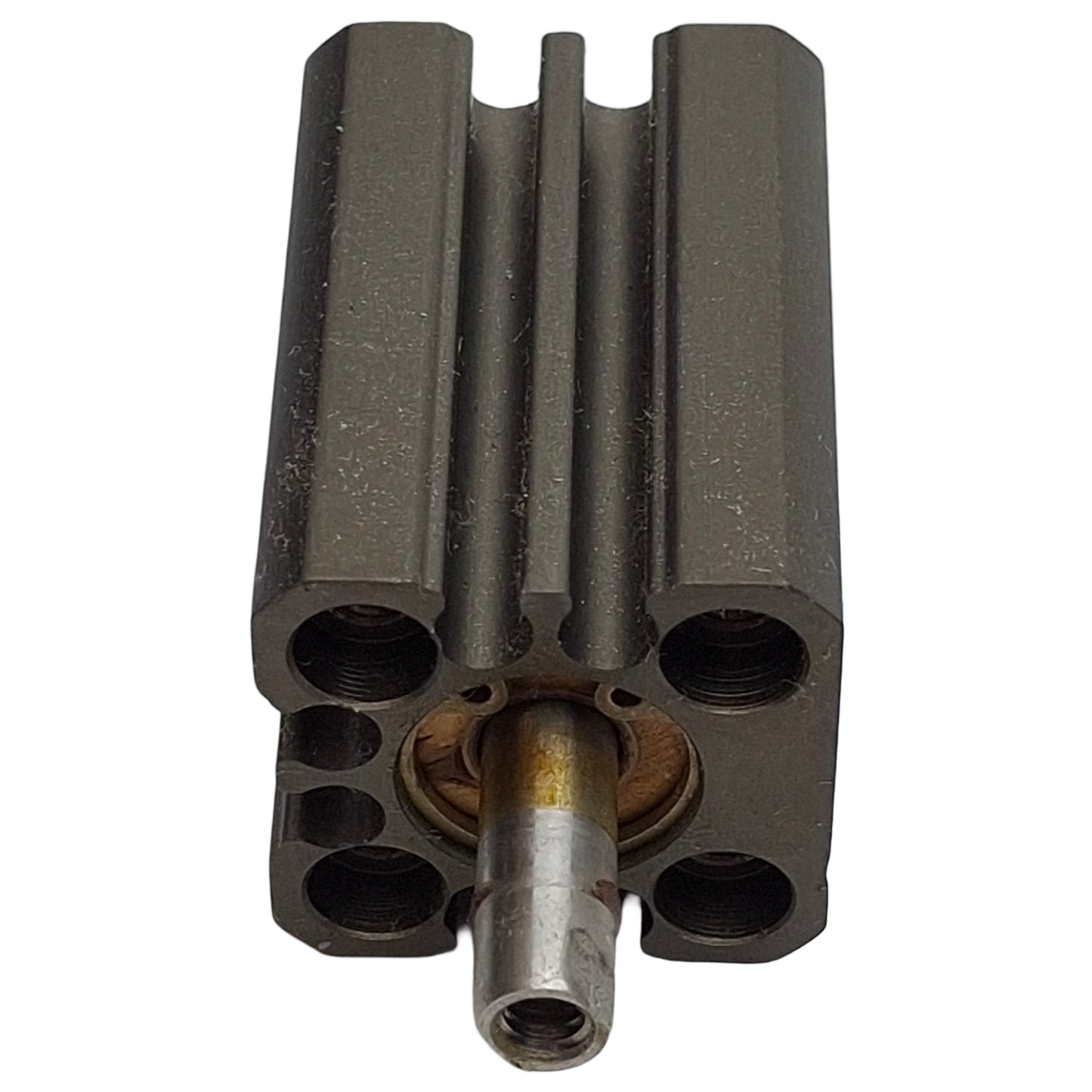 Used Bimba EF-1210-3EM Compact Cylinder, ø12mm Bore, 10mm Stroke, #10-32, 140psi