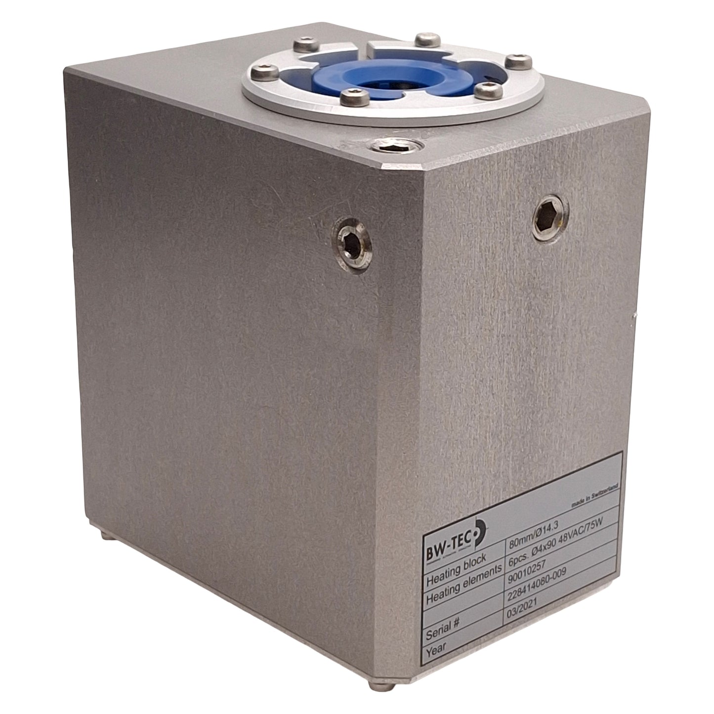 New – Open box BW-TEC 228414080 Vertical Heating Block For 1555 Ballon Machine, ø14.3mm x 80mm