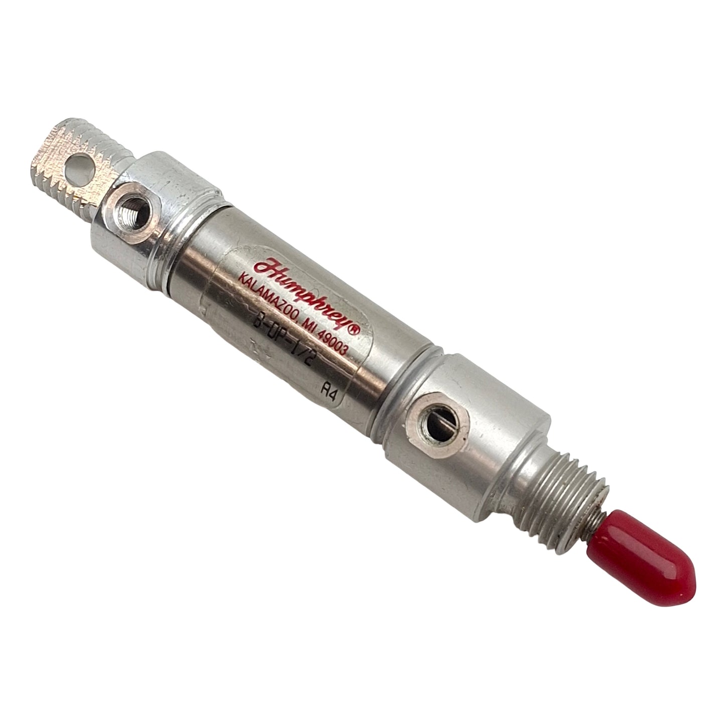 Used Humphrey 8-DP-1/2 Pneumatic Cylinder ø1/2in Bore, 1/2in Stroke, #10-32UNF 200psi