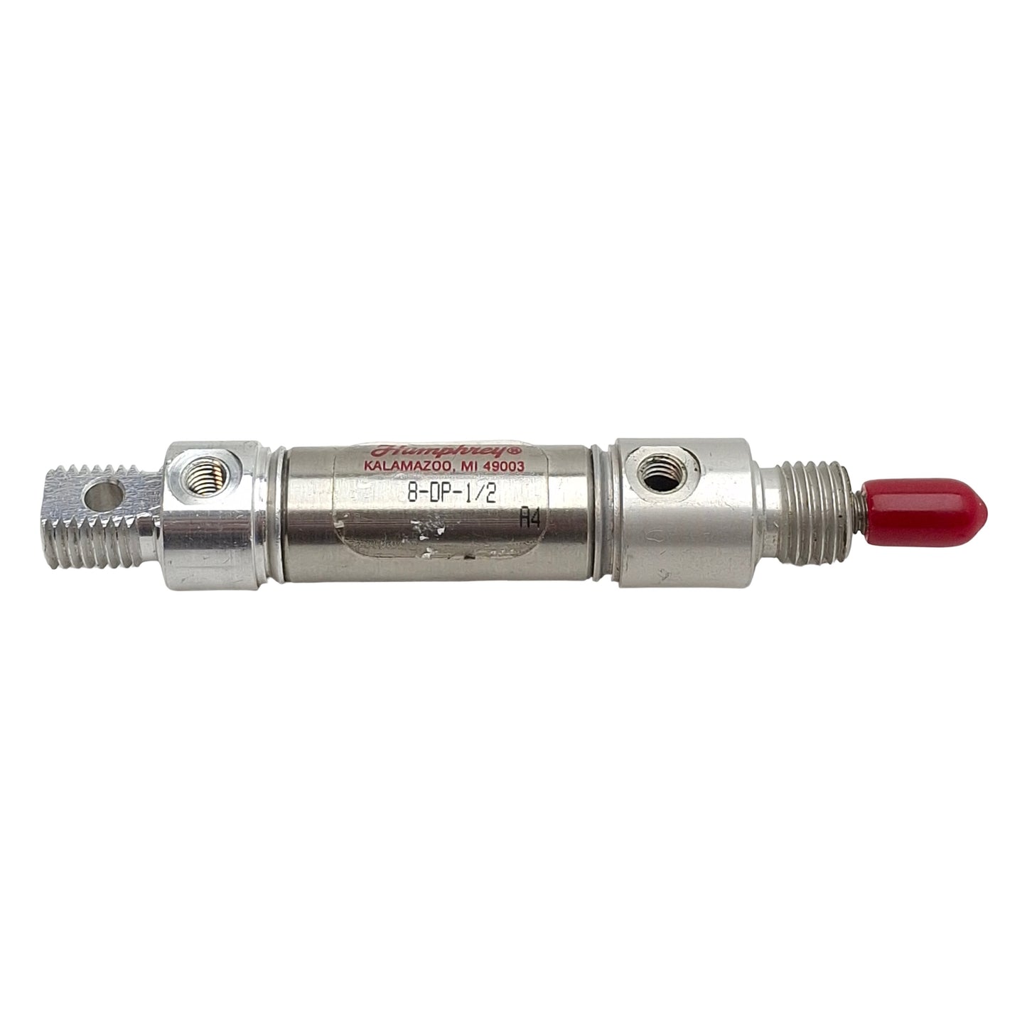 Used Humphrey 8-DP-1/2 Pneumatic Cylinder ø1/2in Bore, 1/2in Stroke, #10-32UNF 200psi