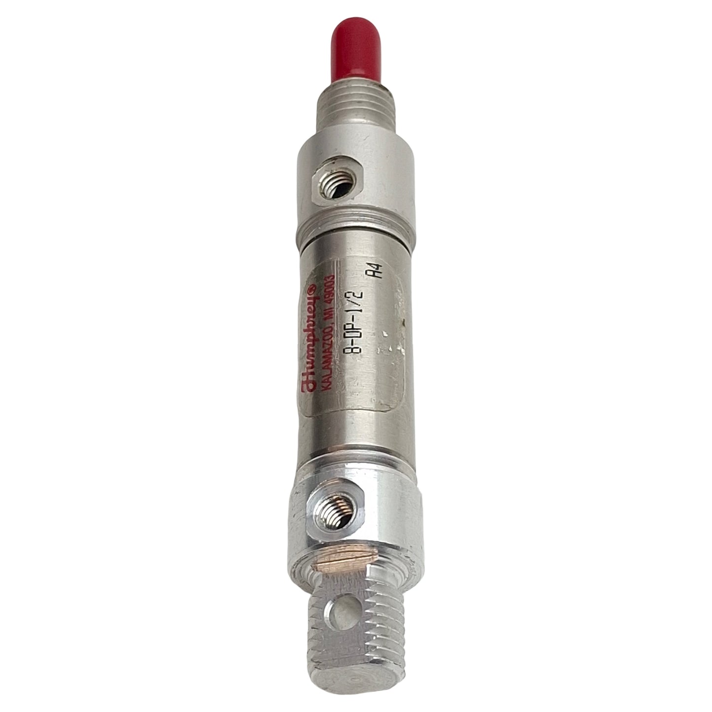 Used Humphrey 8-DP-1/2 Pneumatic Cylinder ø1/2in Bore, 1/2in Stroke, #10-32UNF 200psi