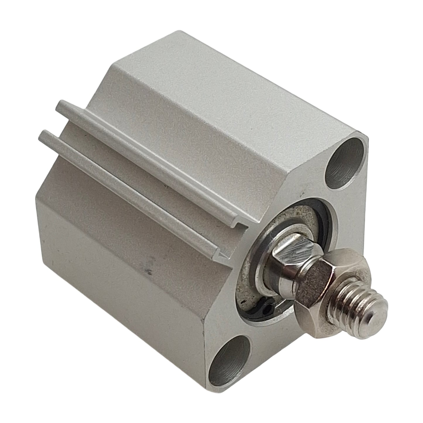 Used SMC CDQ2B20-10DM Compact Cylinder, ø20mm Bore, 10mm Stroke, M5, 1.0MPa