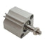 Used SMC CDQ2B20-10DM Compact Cylinder, ø20mm Bore, 10mm Stroke, M5, 1.0MPa