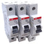 Used Lot of 3 ABB S271-K2A Circuit Breaker 1-Pole, 2A, 230/400VAC, DIN Rail