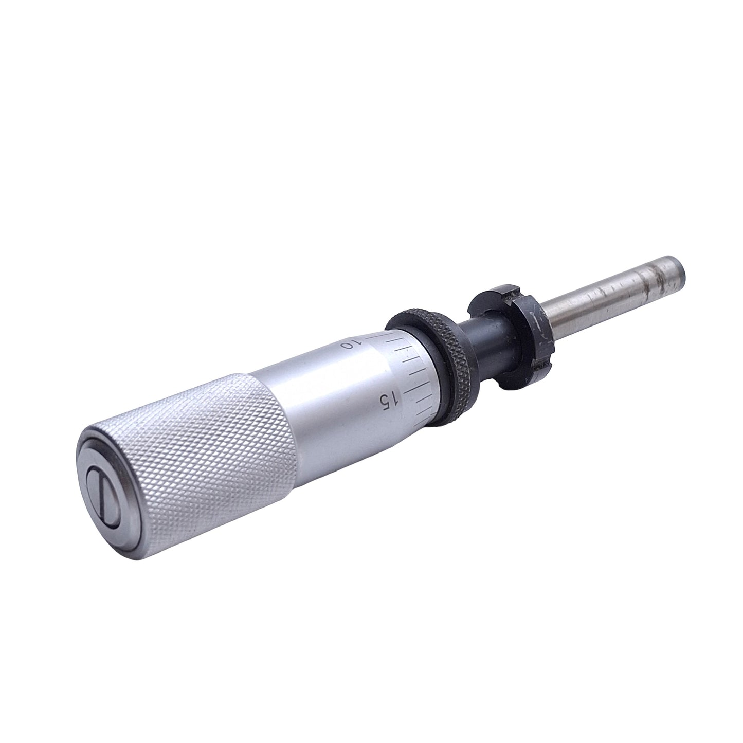 Used Parker Daedal 9524E Micrometer Head For Linear Actuators, 1in Travel, Flat Tip