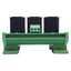 Used Automation Direct FA-REC3 Three Receptacle Convenience Outlet DIN Rail, 125VAC