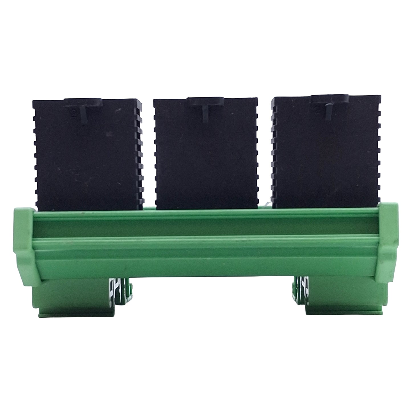 Used Automation Direct FA-REC3 Three Receptacle Convenience Outlet DIN Rail, 125VAC