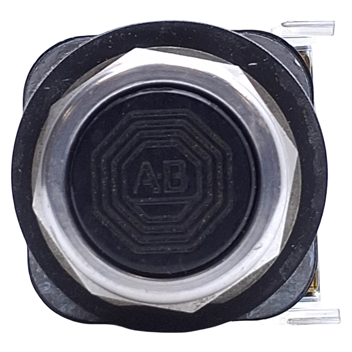 Used Allen Bradley 800T-A2A2 Momentary Black Pushbutton Switch, Flush, ø30mm, 2-NO