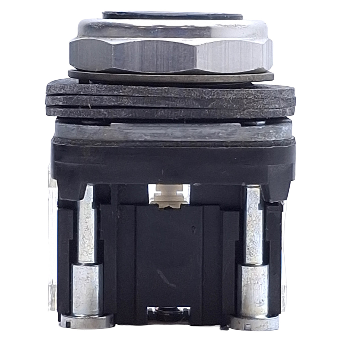 Used Allen Bradley 800T-A2A2 Momentary Black Pushbutton Switch, Flush, ø30mm, 2-NO