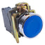 Used Schneider Electric XB4BA42 Momentary Blue Push Button ø22mm, 1NC, 600V 5A