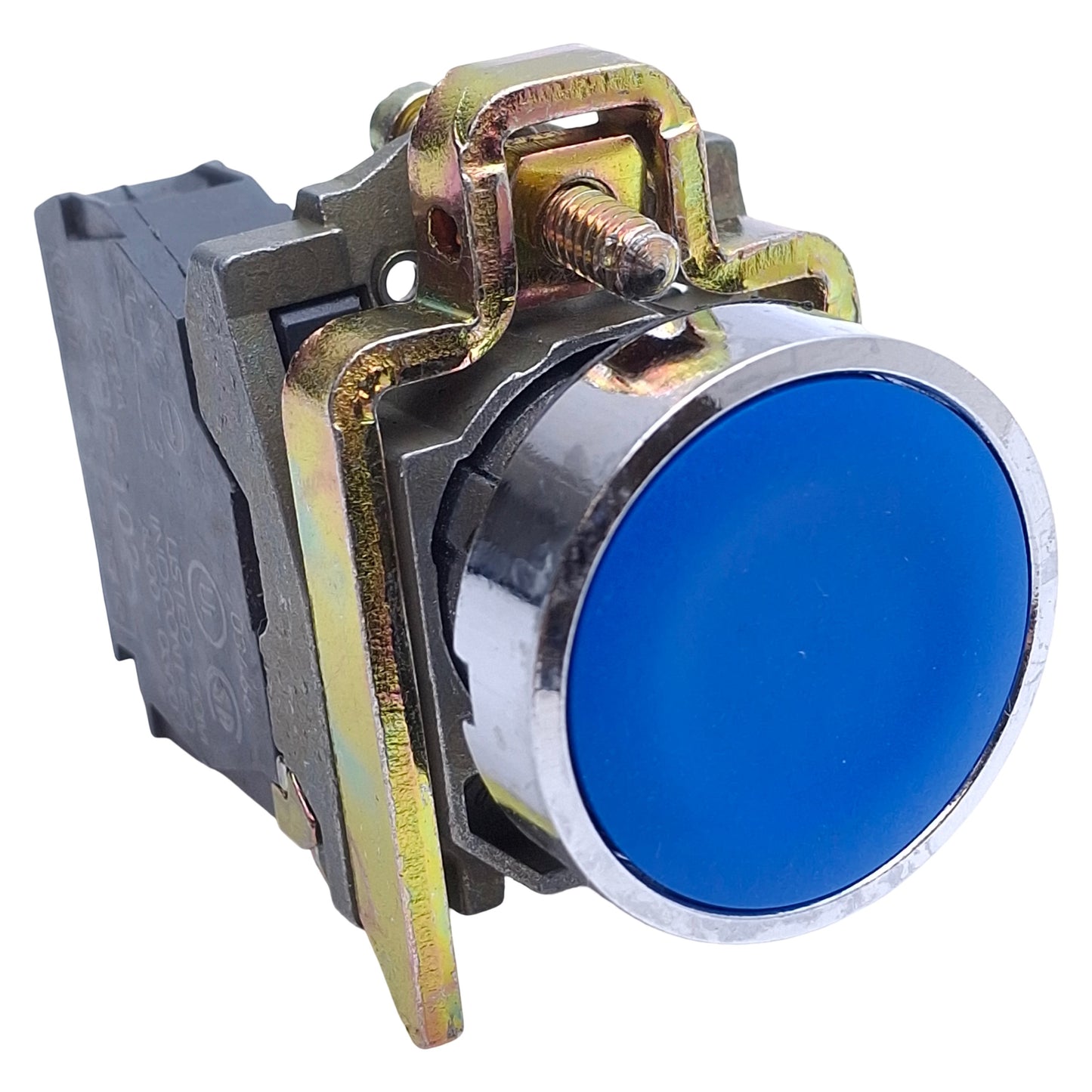 Used Schneider Electric XB4BA42 Momentary Blue Push Button ø22mm, 1NC, 600V 5A