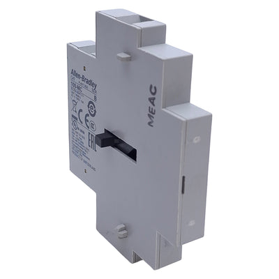 Used Allen Bradley 100-MCA02 Mechanical/Electrical Interlock, For 100-C Contactors