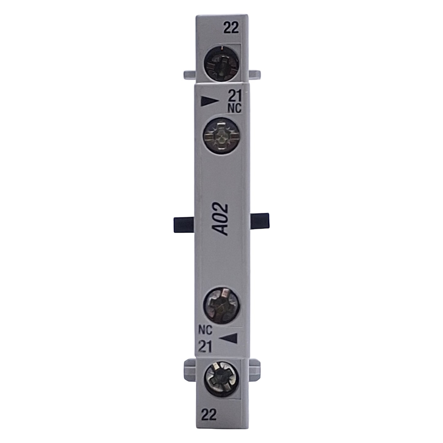 Used Allen Bradley 100-MCA02 Mechanical/Electrical Interlock, For 100-C Contactors