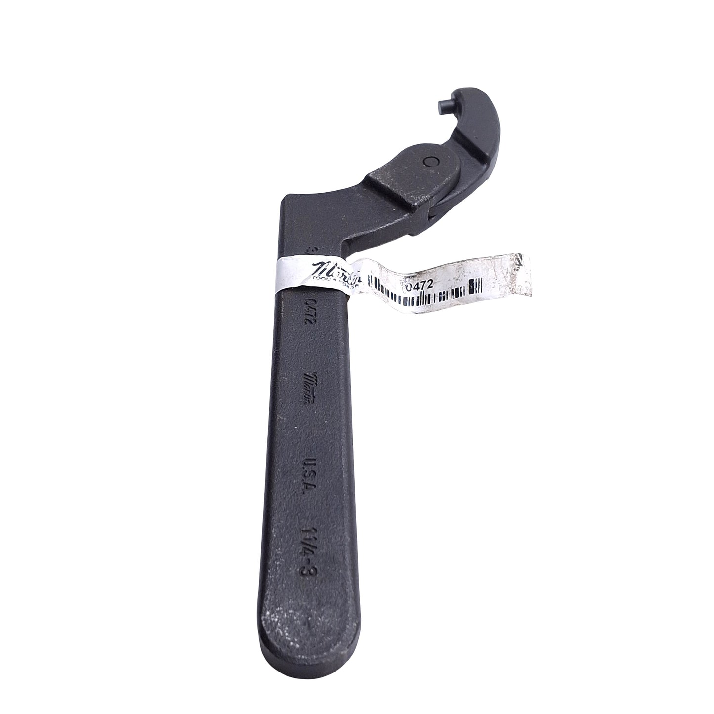 New – Open box Martin Tools 0472 Adjustable Pin Spanner Wrench, 1-1/4in to 3in Capacity