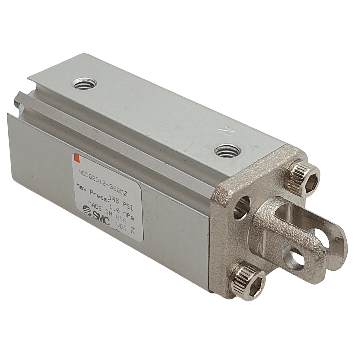 Used SMC NCDQ2D12-30MZ Compact Cylinder, ø12mm Bore, 30mm Stroke, M5 x 0.8, 145psi