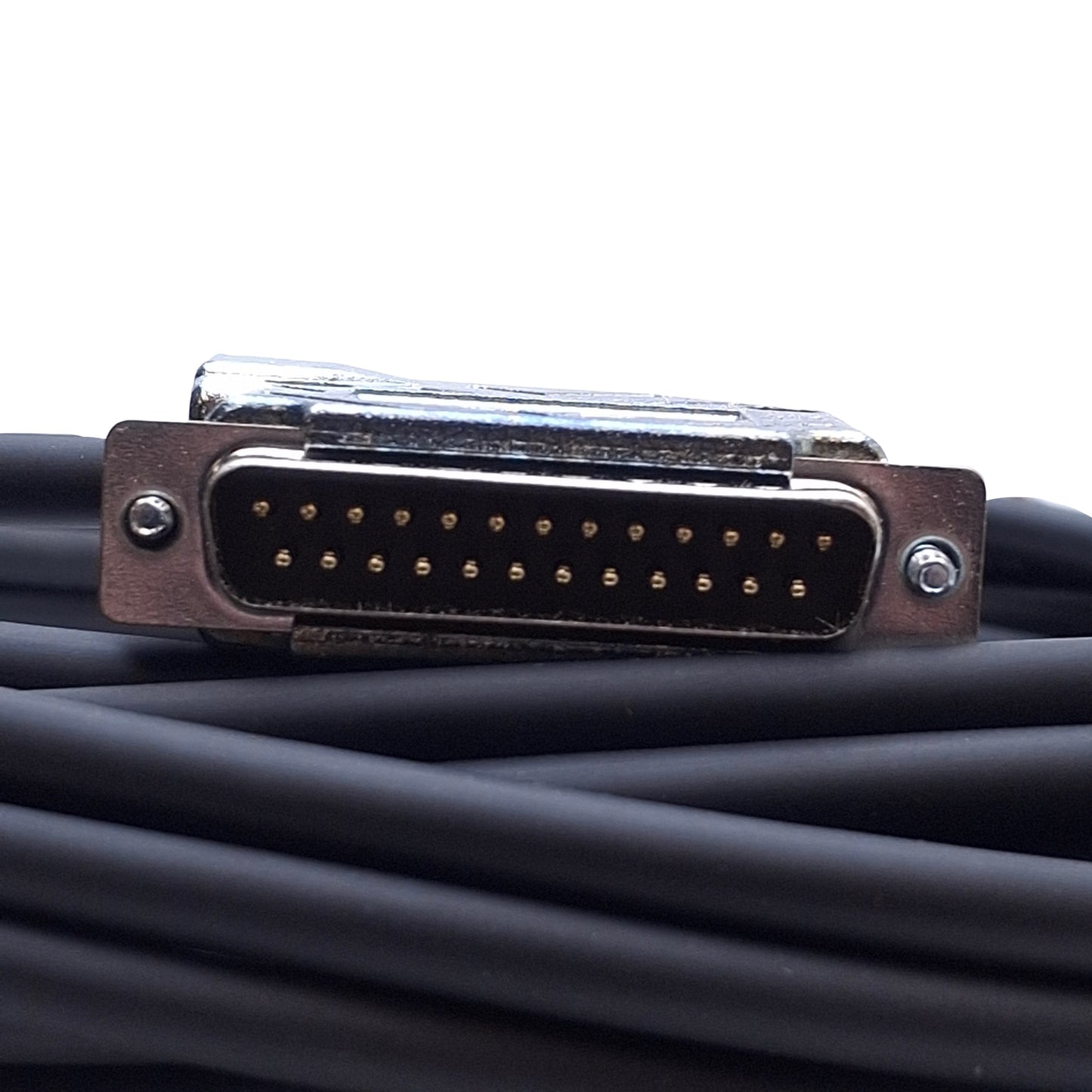 Used Aerotech CE161071-61 Configured Motor Cable, 25-Pin Male/Female, 20ft Length