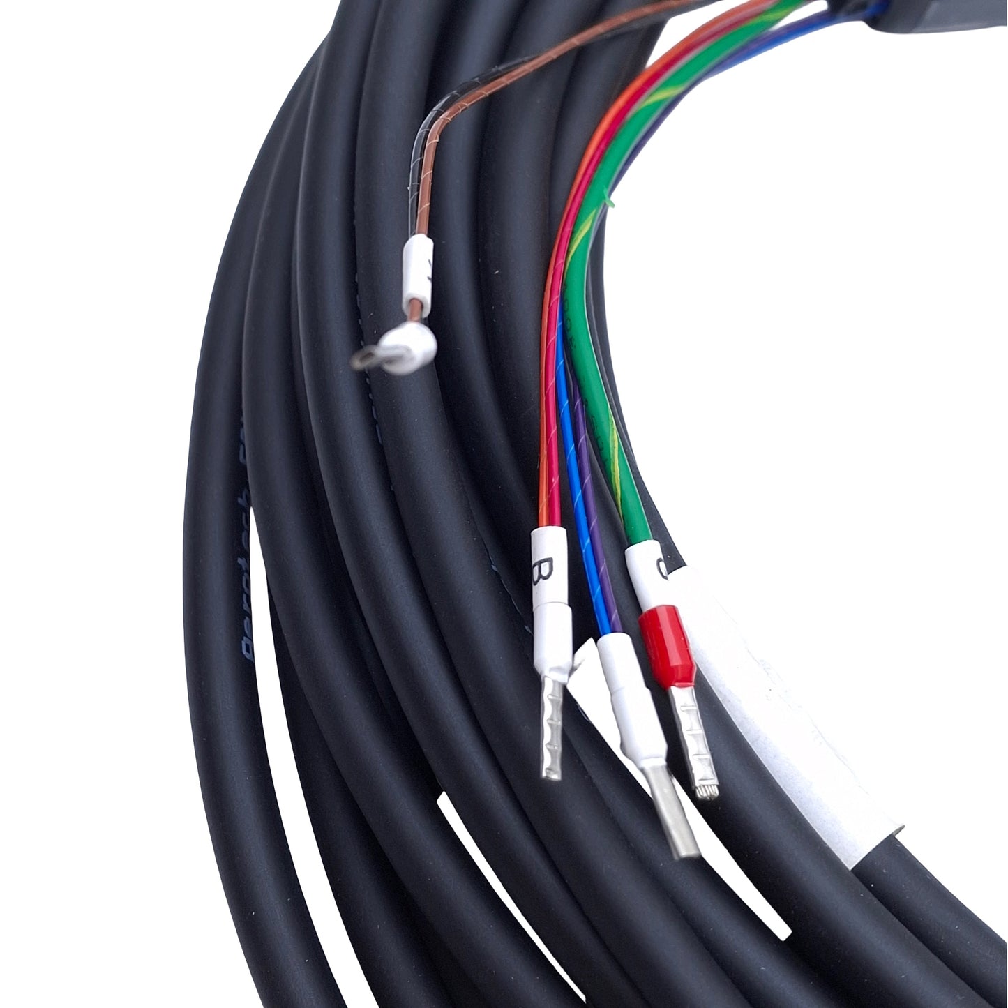 Used Aerotech CE161071-61 Configured Motor Cable, 25-Pin Male/Female, 20ft Length