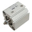 Used SMC NCDQ2B20-10CMZ Compact Cylinder, ø20mm Bore, 10mm Stroke, M5, 145psi