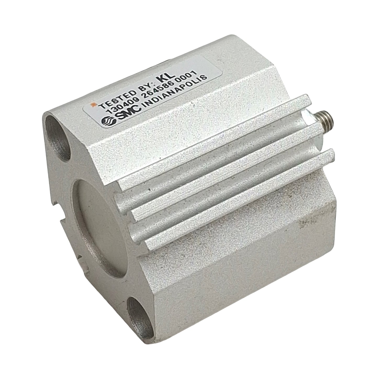 Used SMC NCDQ2B20-10CMZ Compact Cylinder, ø20mm Bore, 10mm Stroke, M5, 145psi