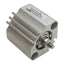 Used SMC NCDQ2B20-10CMZ Compact Cylinder, ø20mm Bore, 10mm Stroke, M5, 145psi