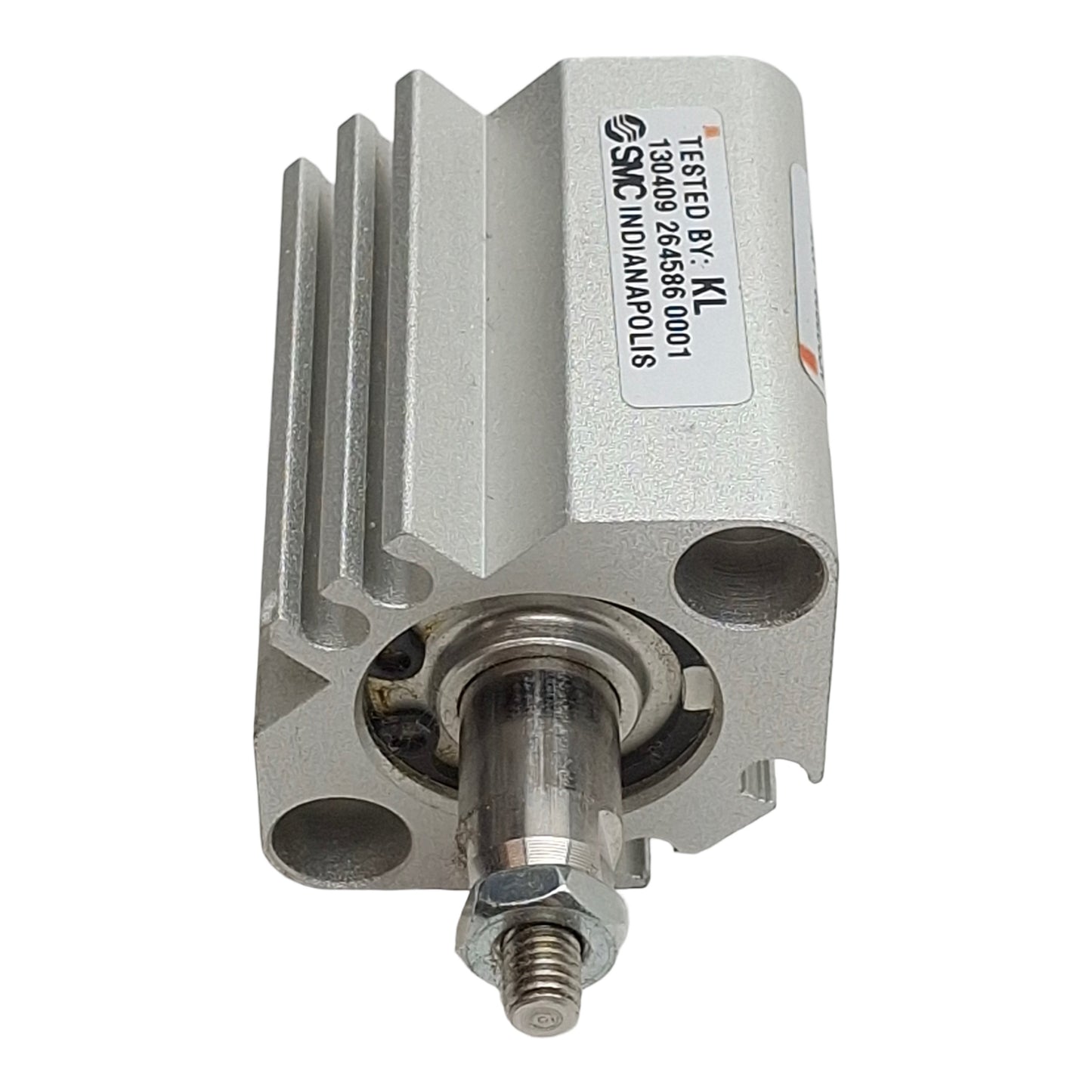 Used SMC NCDQ2B20-10CMZ Compact Cylinder, ø20mm Bore, 10mm Stroke, M5, 145psi
