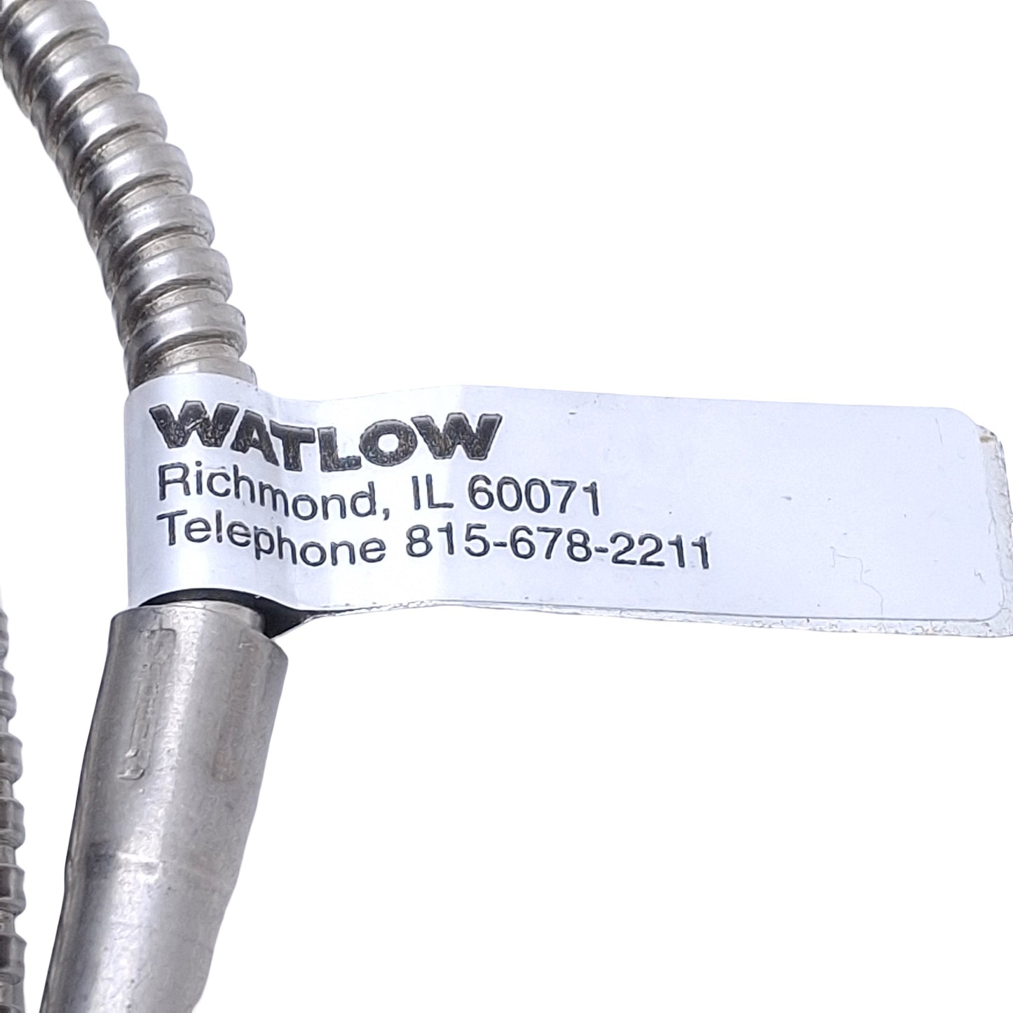 Used Watlow RFHT0UK080A060 RTD Pt100 Ohm, ø0.188 x 8in Sheath, 6ft Lead, 2-Wire
