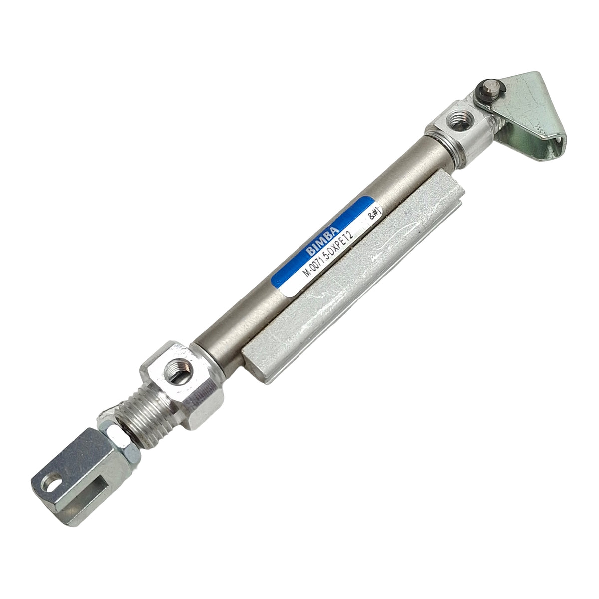 Used Bimba M-0071.5DXPET2 Pneumatic Cylinder, ø5/16in Bore, 1-1/2in Stroke, UNF0.190