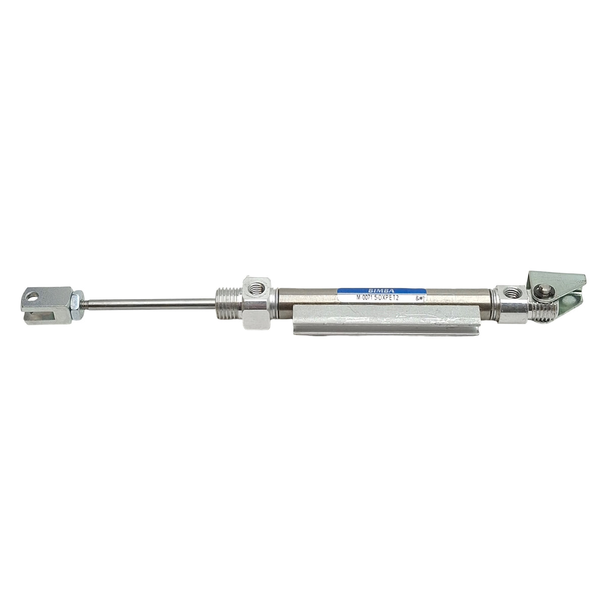 Used Bimba M-0071.5DXPET2 Pneumatic Cylinder, ø5/16in Bore, 1-1/2in Stroke, UNF0.190