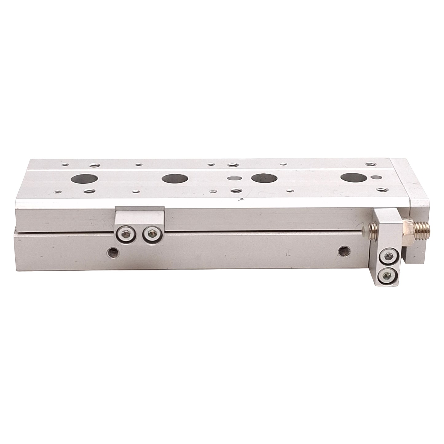 Used SMC MXS6-50AS Pneumatic Slide Table, ø6mm Bore, 50mm Stroke, 0.15-0.7MPa, M3x0.5