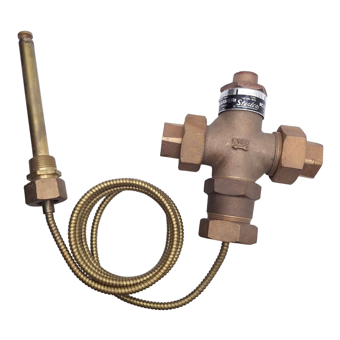 Used Sterlco R-151-F Temperature Control Valve FOR COOLING, 85°F to 125°F, 3/4in NPT