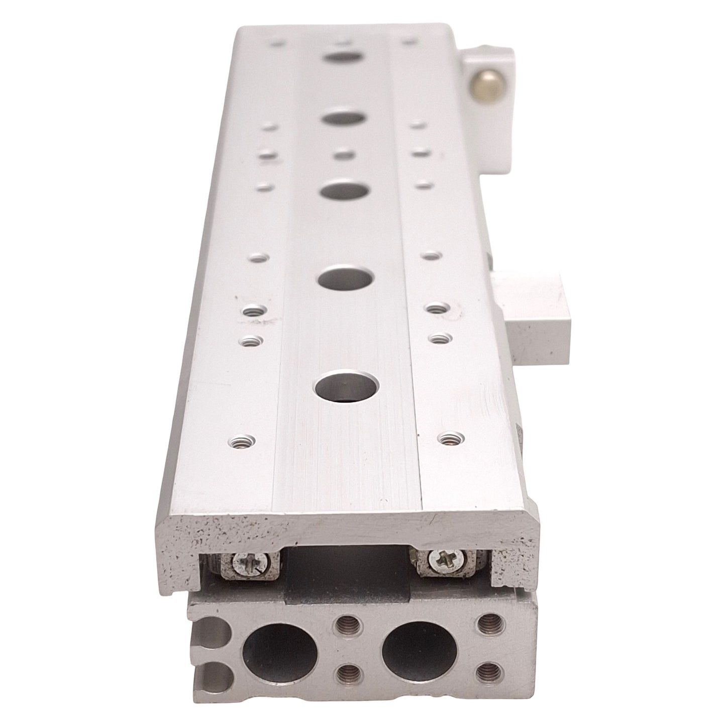 Used SMC MXS8-75AS Pneumatic Slide Table, ø8mm Bore, 75mm Stroke, 0.15-0.7MPa, M5x0.8