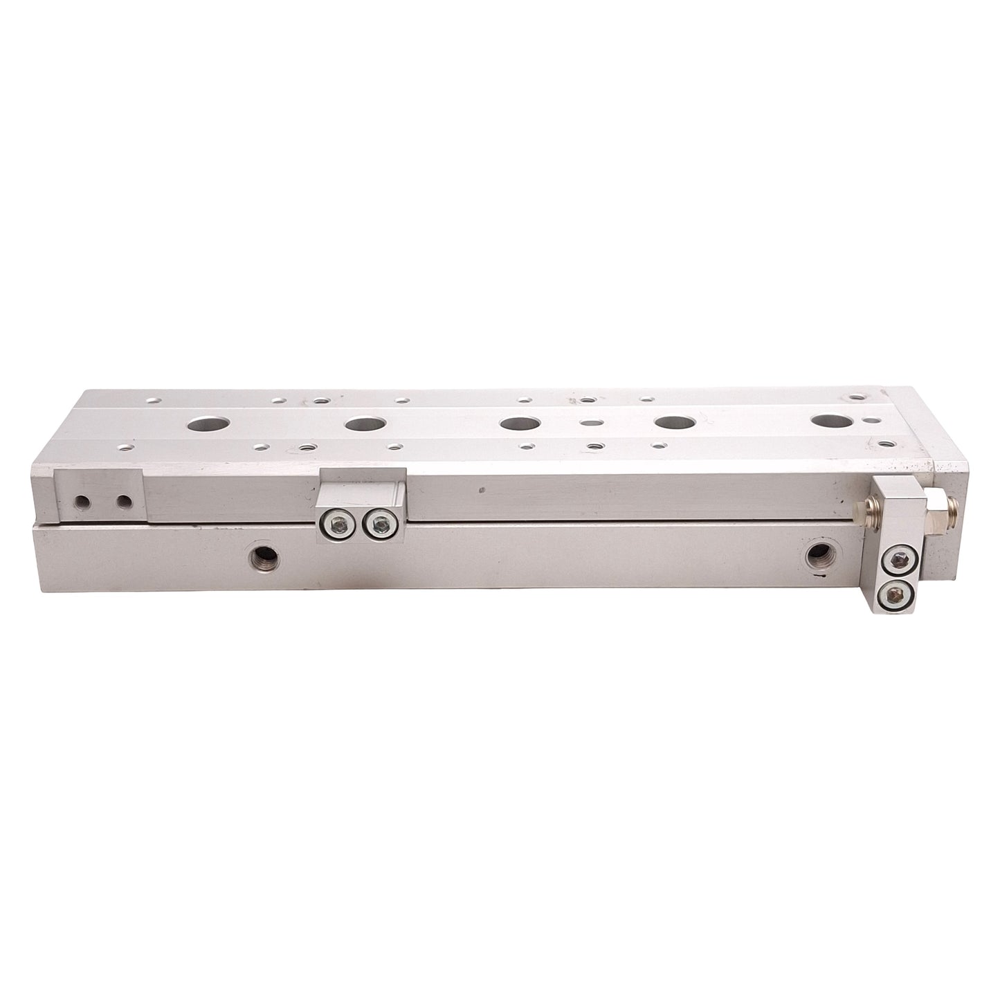 Used SMC MXS8-75AS Pneumatic Slide Table, ø8mm Bore, 75mm Stroke, 0.15-0.7MPa, M5x0.8