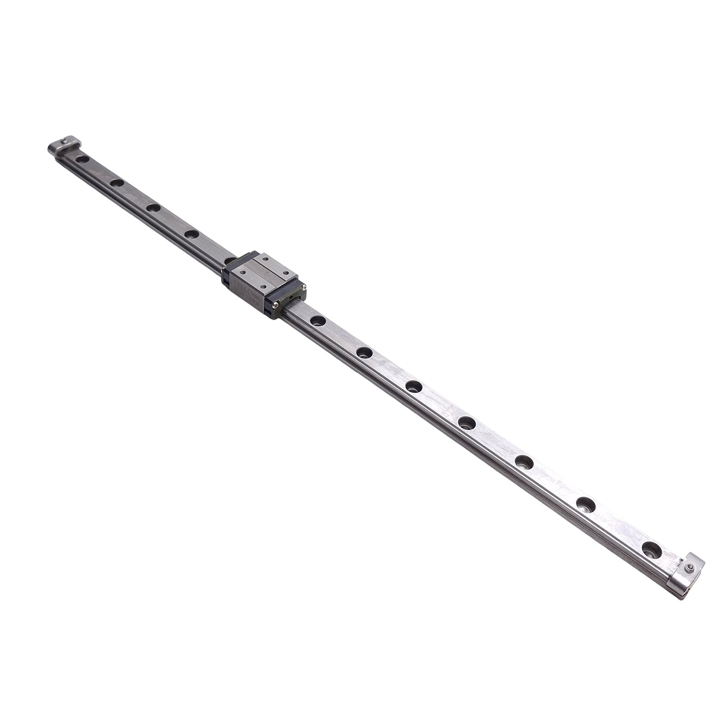 New – Open box THK HSR10RM Linear Bearing on 330mm Long Rail, Carriage: 31mm x 20mm x 13mm