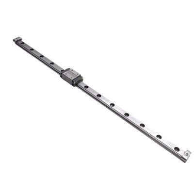 New – Open box THK HSR10RM Linear Bearing on 330mm Long Rail, Carriage: 31mm x 20mm x 13mm