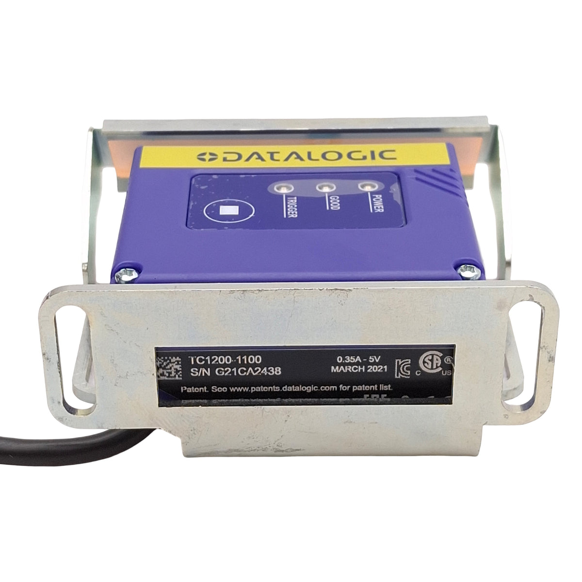Used Datalogic TC1200-1100 Compact CCD Reader, 4mil Resolution, 320 Scan/s, USB-A