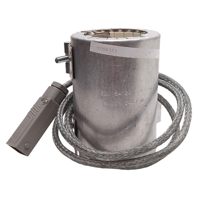 Used Boy 1708121F Ceramic Heater Band, 240VAC, 1400W, ø60mm ID, 115mm Length, 3-Pin