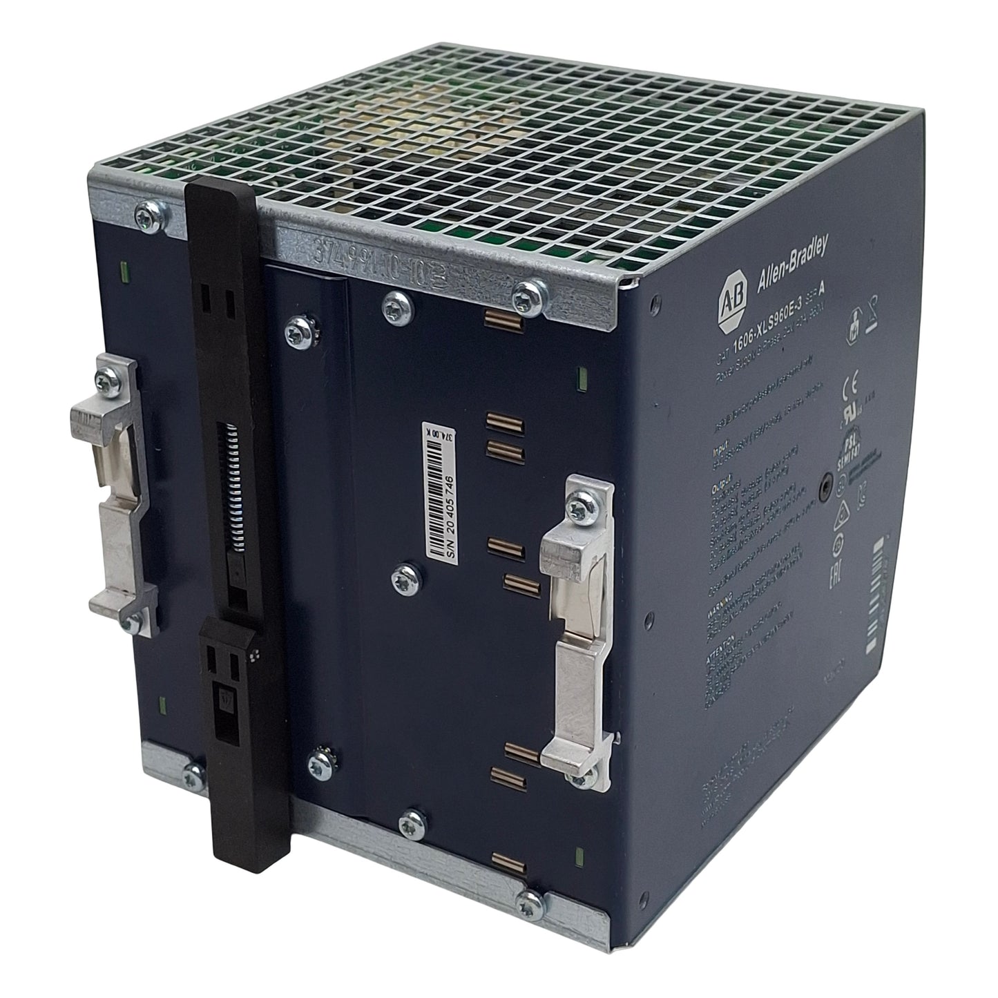 Used Allen Bradley 1606-XLS960E-3 Power Supply, 3-PH 380-480VAC In, 40A 24VDC Out