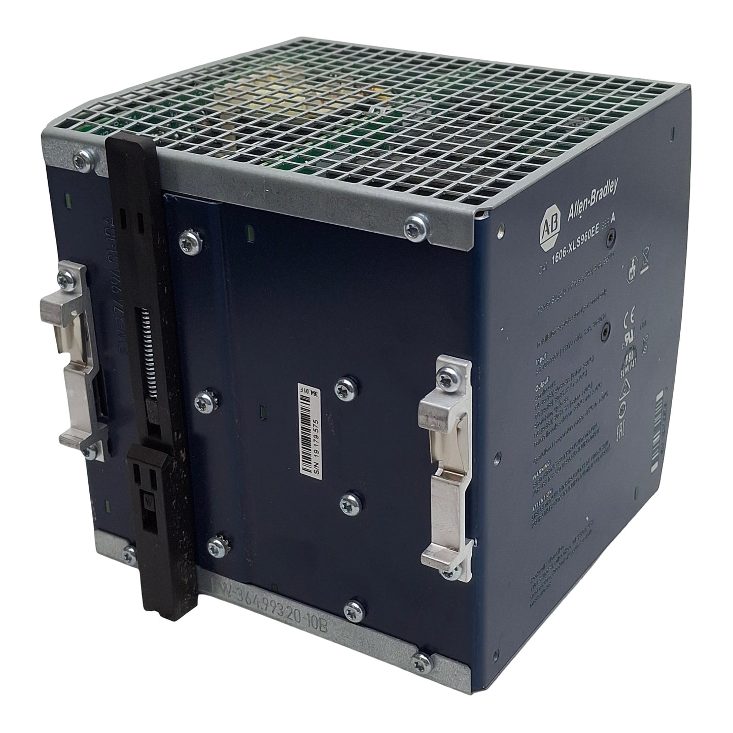 Used Allen Bradley 1606-XLS960EE Power Supply, 1-PH, 200-240VAC In, 40A 24VDC Out