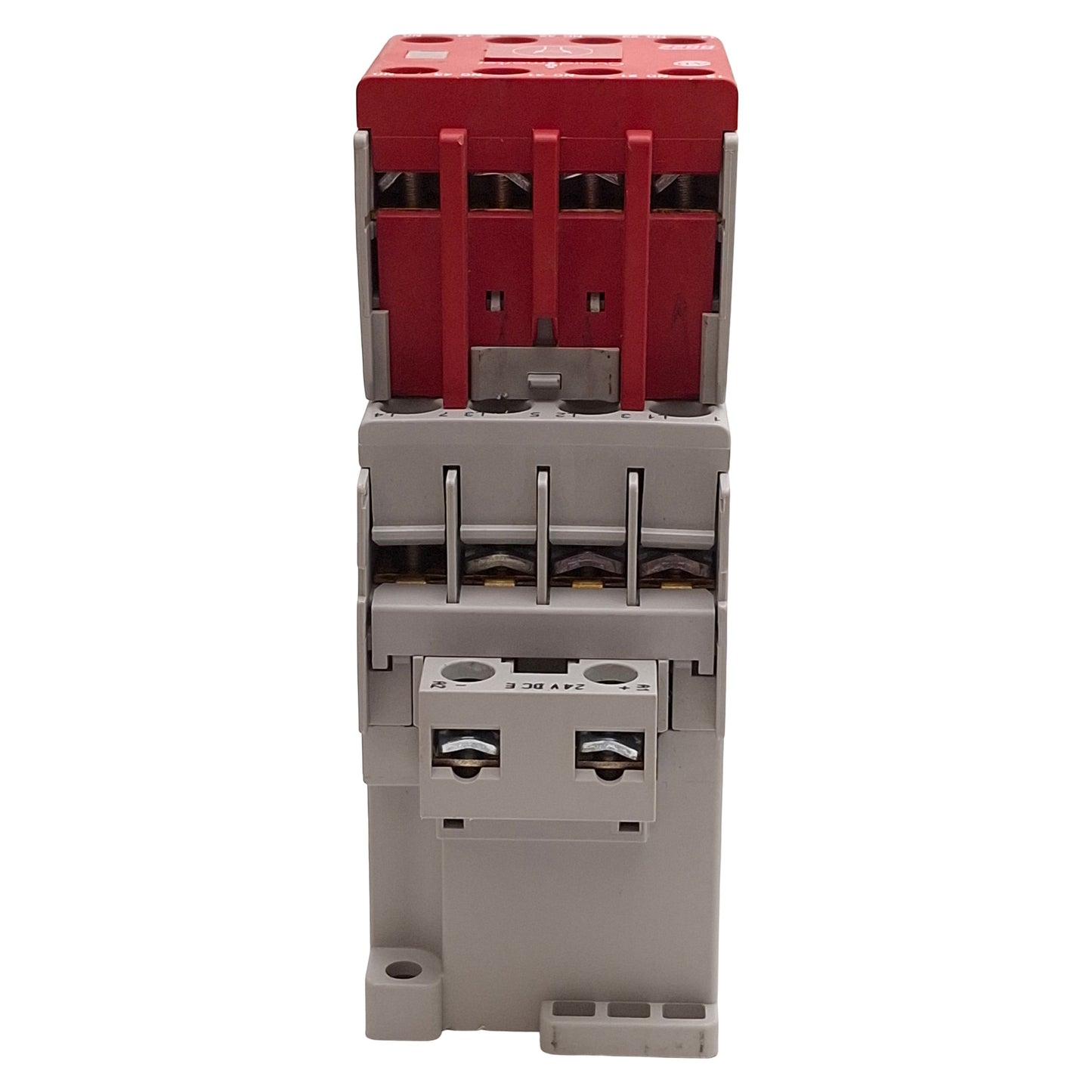 Used Allen Bradley 100S-C09EJ422BC Safety Contactor, 4NO+2NO/2NC Aux, 9A, 24VAC Coil