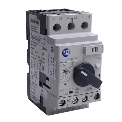 Used Allen Bradley 140M-C2E-B40 Motor Protection Circuit Breaker, 3-P, 2.5-4.0A, 600V