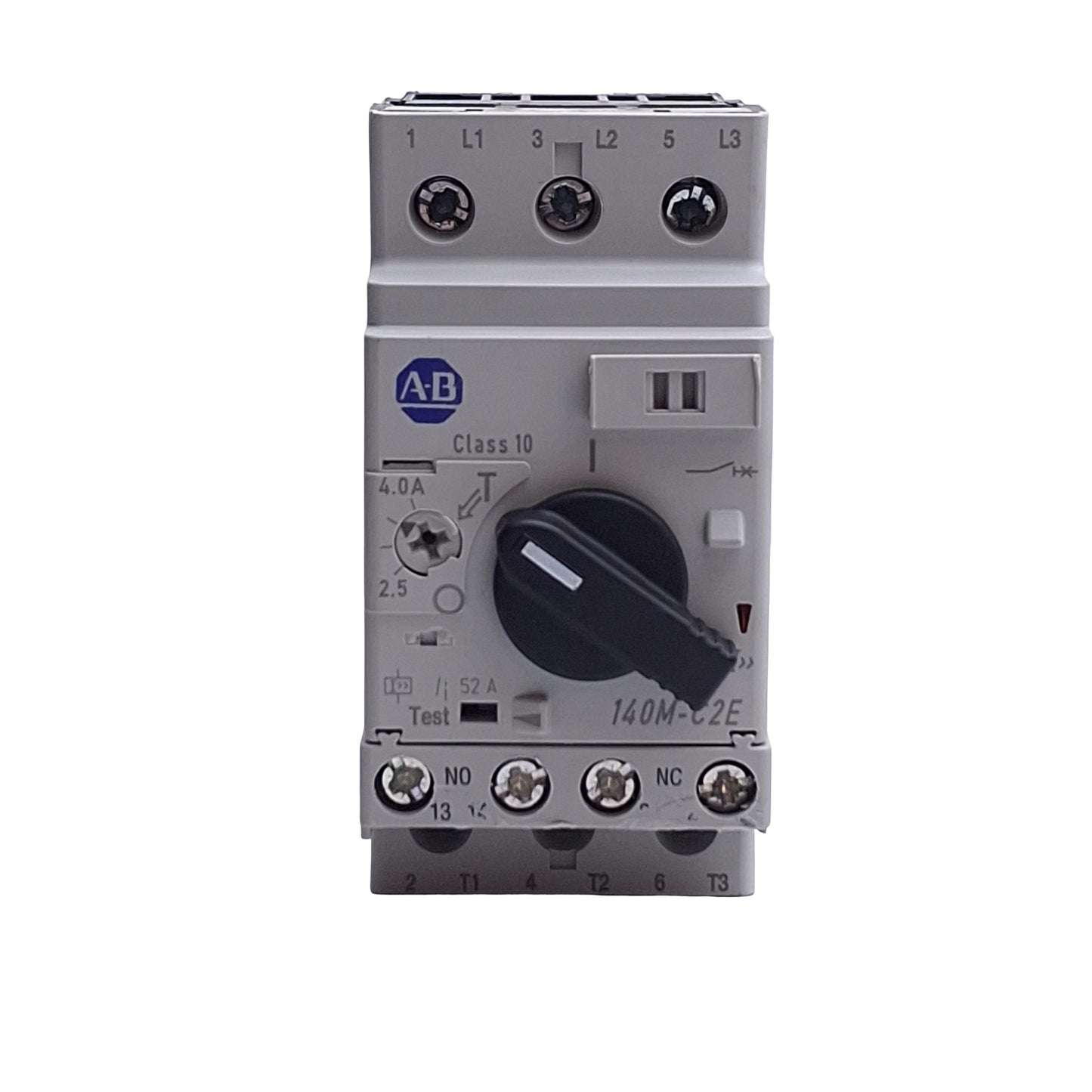 Used Allen Bradley 140M-C2E-B40 Motor Protection Circuit Breaker, 3-P, 2.5-4.0A, 600V