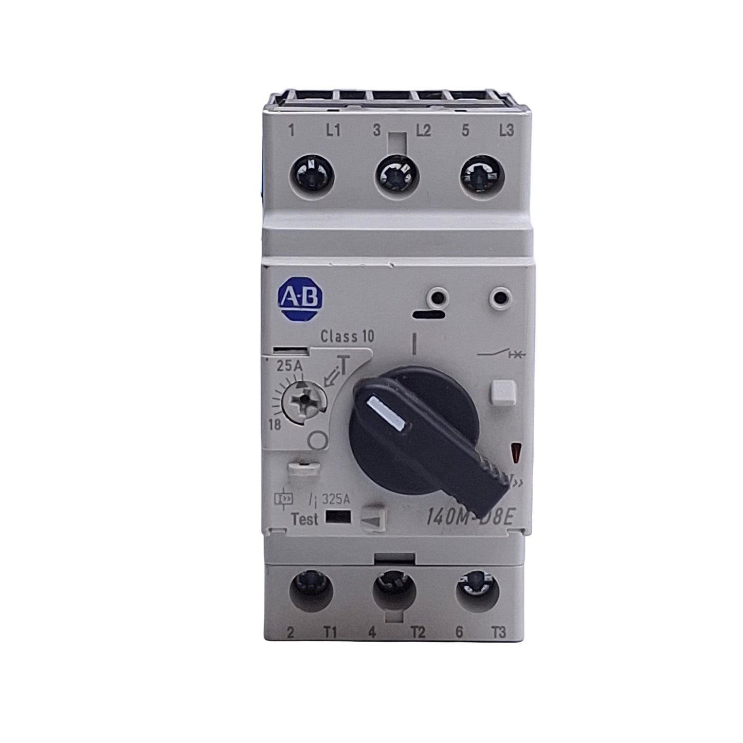 Used Allen Bradley 140M-D8E-C25 Motor Circuit Breaker, 18-25A, Up to 600VAC 3-Phase