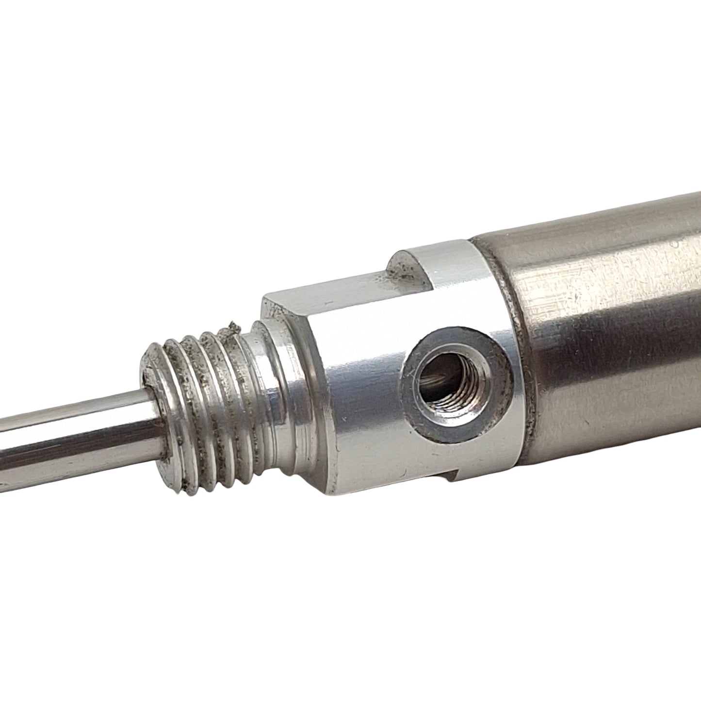 Used SMC NCME056-0150 Pneumatic Cylinder ø9/16in Bore, 1-1/2in Stroke, #10-32, 250psi