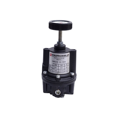 New Fairchild 10242 Pneumatic Pressure Regulator, 1/4" NPT, 1-60PSI Set, Max. 500PSI